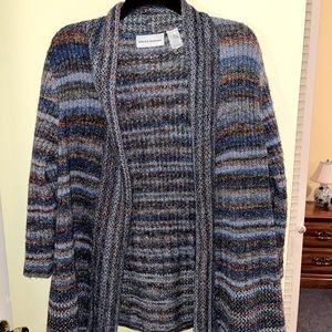 Ladies open cardigan sweater.